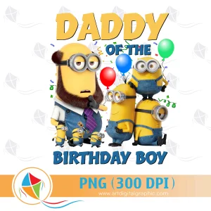 Daddy of the Birthday Boy Minions