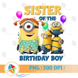 Sister of the Birthday Boy Minions