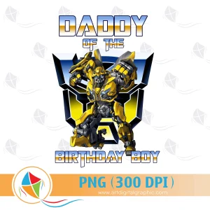 Daddy of the Birthday Boy Transformers