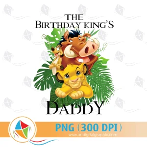 Daddy of the Birthday Lion King