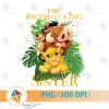 Sister of the Birthday Lion King