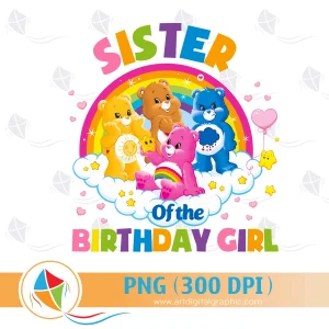 Sister of the Birthday Girl Care Bears