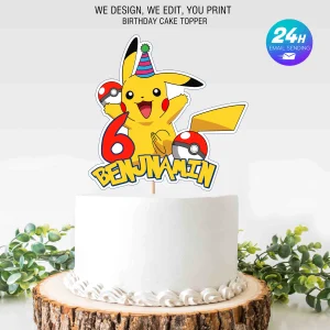 Pikachu Topper Cake