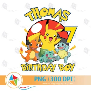 7th Birthday Boy Pokemon