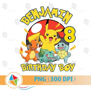 8th Birthday Boy Pokemon