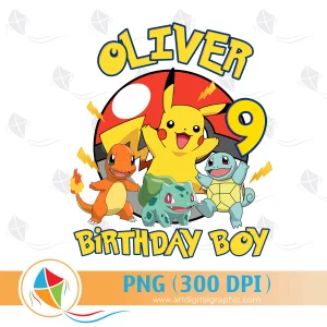 9th Birthday Boy Pokemon