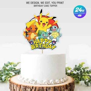 Pokemon Topper Cake