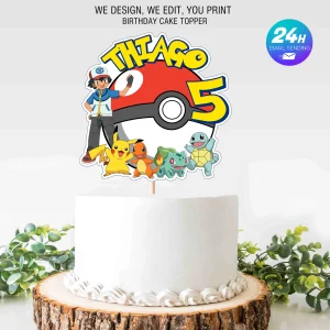 Pokemon Topper Cake