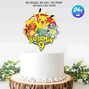 Pokemon Topper Cake