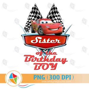 Sister of the Birthday Boy Disney Car