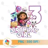 3rd Birthday Girl Gabby Dollhouse