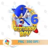 6th Birthday Boy Sonic
