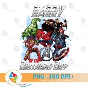 Daddy of the Birthday Boy Avengers