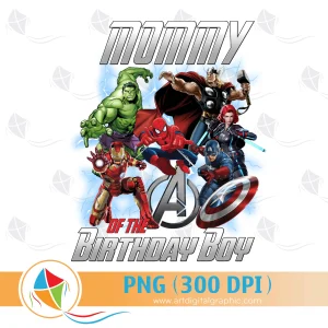 Mommy of the Birthday Boy Avengers