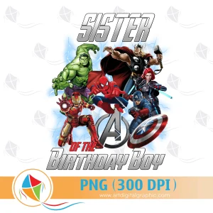 Sister of the Birthday Boy Avengers