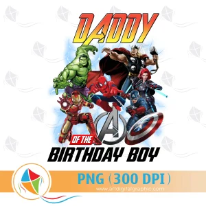 Daddy of the Birthday Boy Avengers