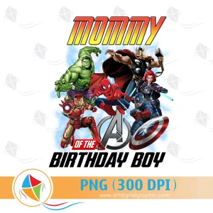 Mommy of the Birthday Boy Avengers