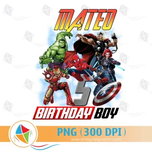 Birthday Boy Avengers