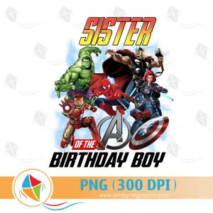 Sister of the Birthday Boy Avengers