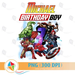 Birthday Boy Avengers