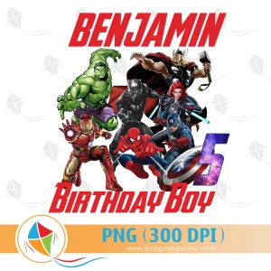 Birthday Boy Avengers