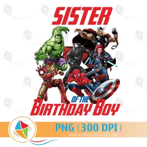 Sister of the Birthday Boy Avengers