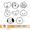 BT21 Outline Free