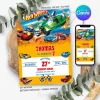 Birthday Invitation Hot Wheels