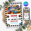 Birthday Invitation Hot Wheels