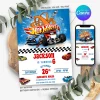 Hot Wheels Birthday Invitation