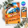 Hot Wheels Birthday Invitation