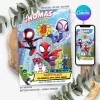Birthday Spidey Invitation