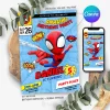Birthday Invitation Spidey