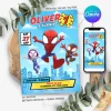 Birthday Spidey Invitation