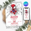 Spidey Birthday Invitation