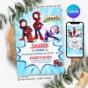 Spidey Birthday Invitation