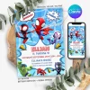 Spidey Birthday Invitation