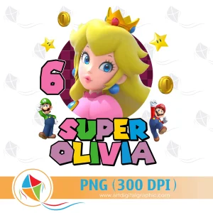 Birthday Princess Super Mario