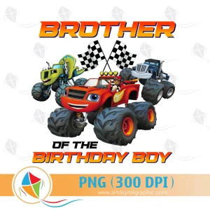 Brother of the Birthday Boy Blaze Monster
