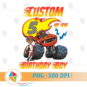 Birthday Boy Blaze Monster
