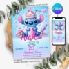 Stitch Birthday Invitation