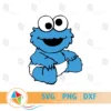 Cookie Monster Free SVG