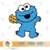 Cookie Monster Free SVG