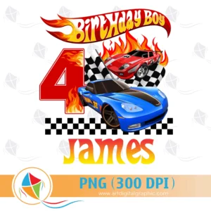 4th Birthday Hot Wheels