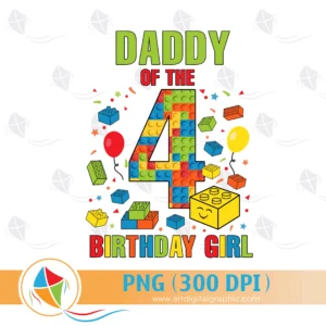 Daddy of the Birthday Girl Lego