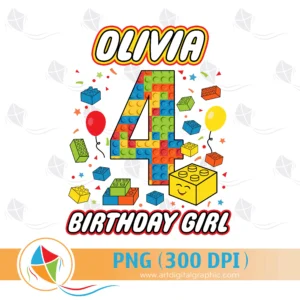 Lego Birthday Girl