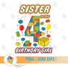 Sister of the Birthday Girl Lego