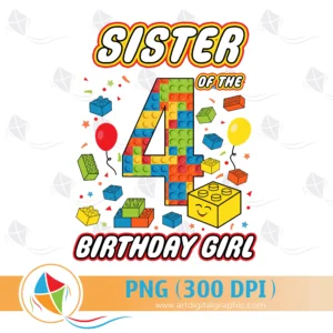 Sister of the Birthday Girl Lego