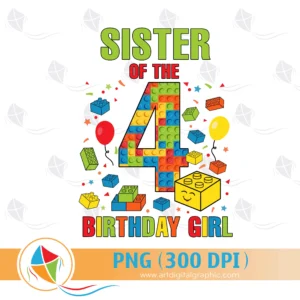 Sister of the Birthday Girl Lego