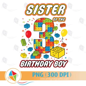 Sister of the Birthday Boy Lego